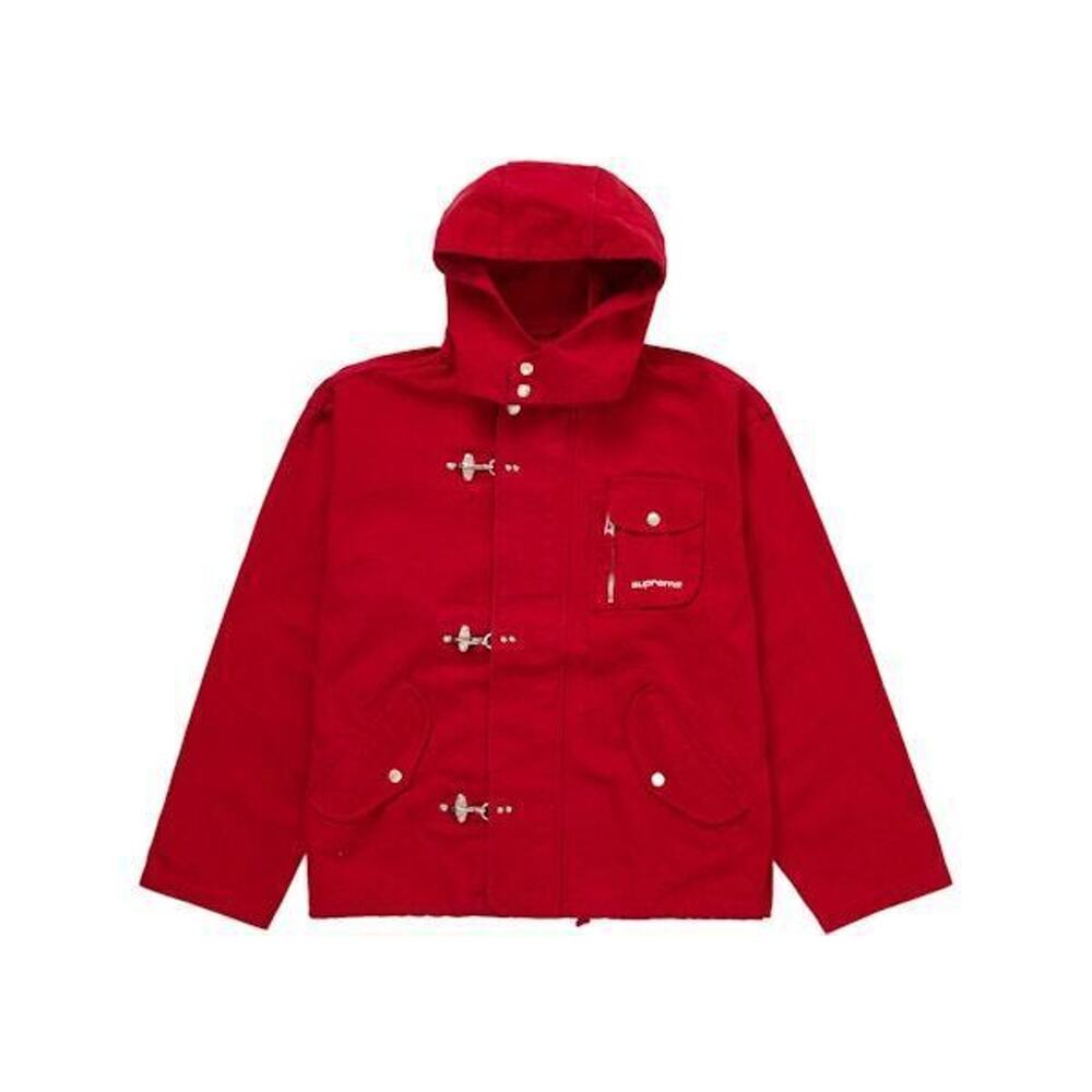 Supreme Canvas Clip Jacket Red Sz XL